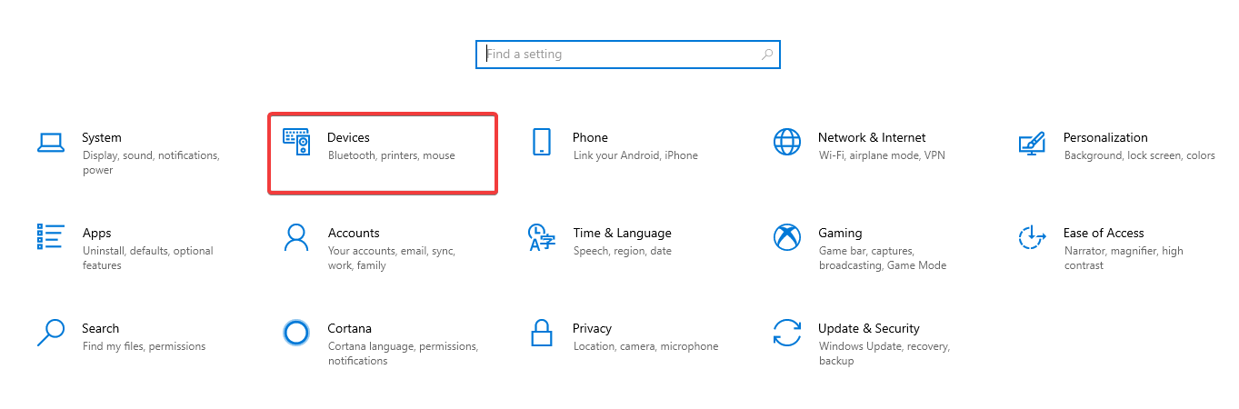 Accesați setarea și selectați Afișare