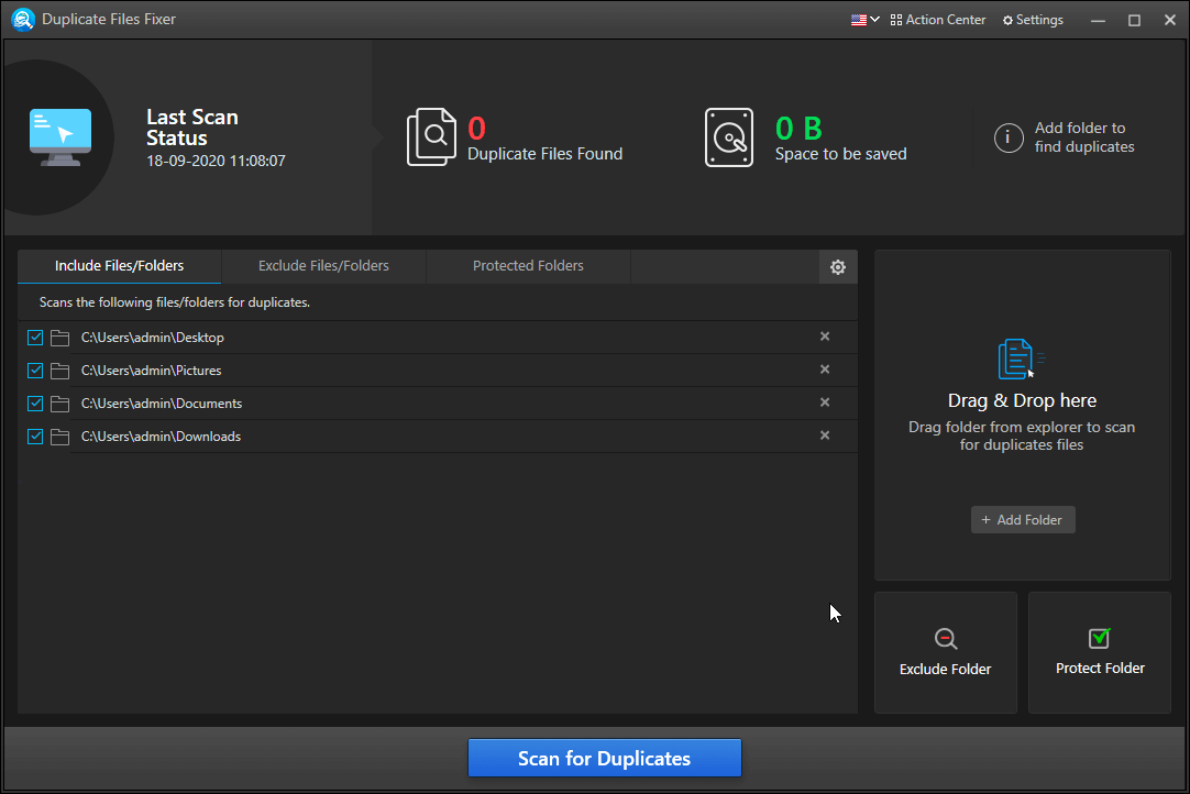 Duplicate File Fixer - Scanați acum