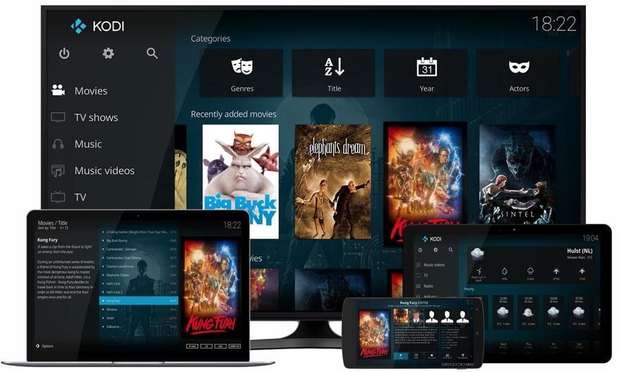 برنامج Kodi Media Player لنظام التشغيل windows