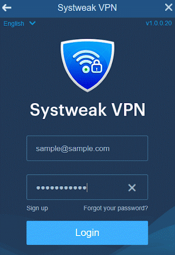 Systweak VPN 登录