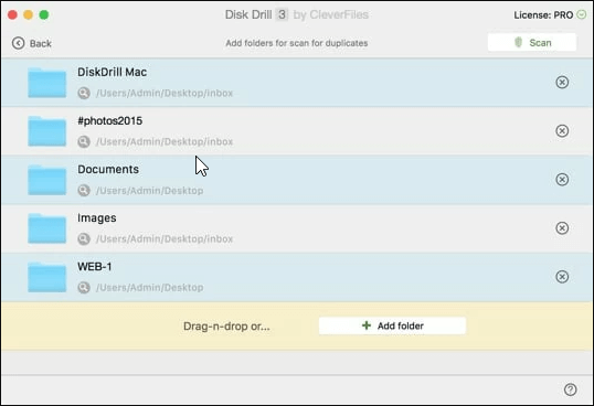 Disk Drill — сканирование нескольких местоположений