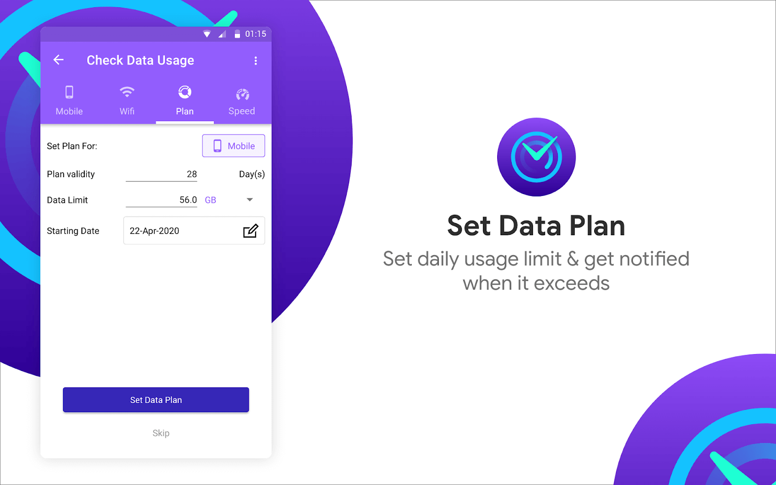 Datenplan festlegen