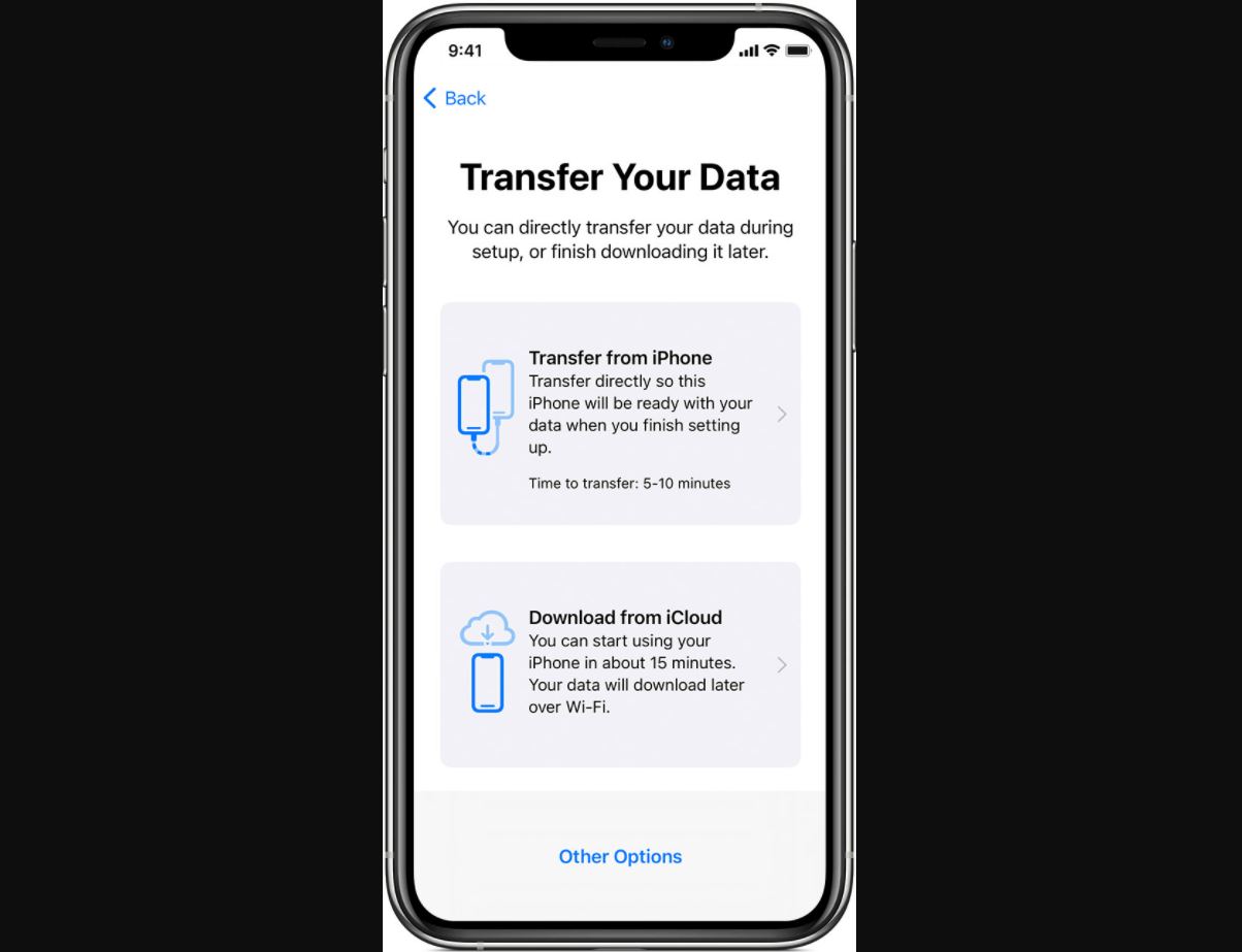 Mentransfer data