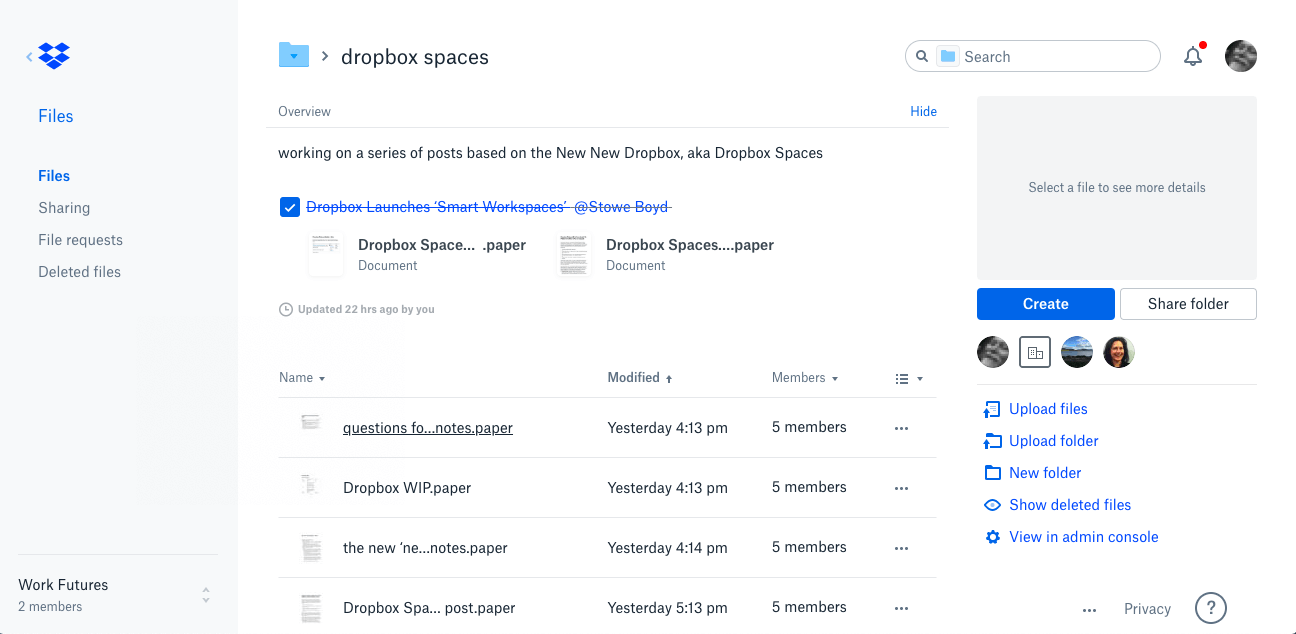 Dropbox Kağıdı