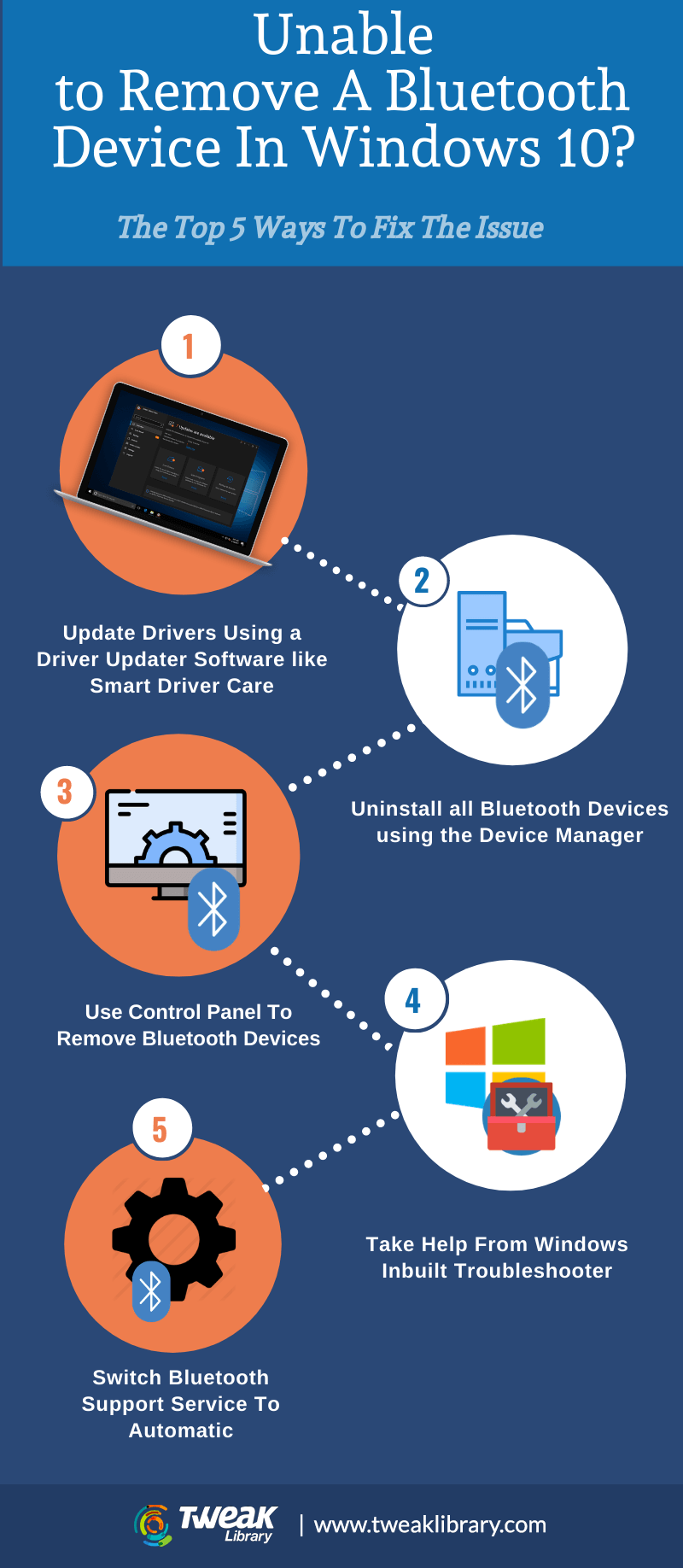 No se puede eliminar un dispositivo bluetooth de Windows 10