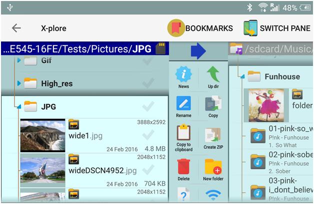 File Manager di X-plore