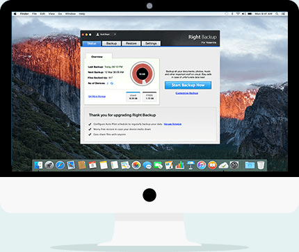Backup certo em qualquer lugar Mac
