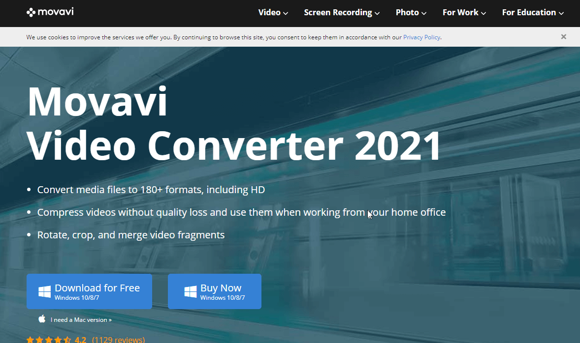 Movavi Video Converter. موفافي محول الفيديو