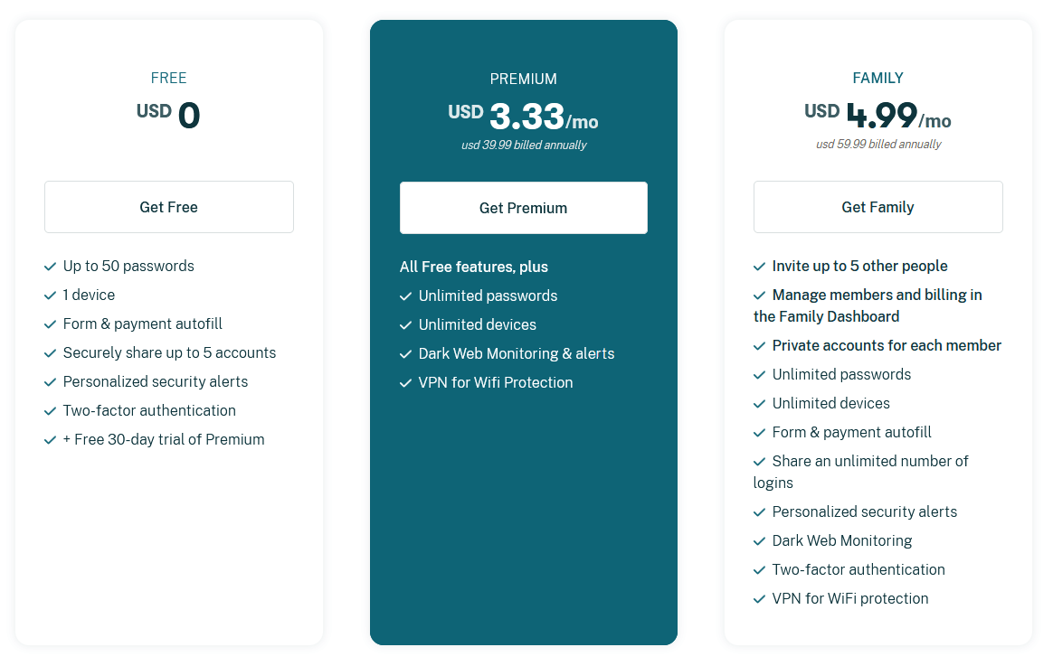 Überprüfung der Dashlane-Preise