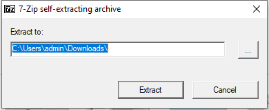 archive auto-extractible zip