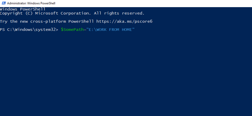 Windows powershell -1