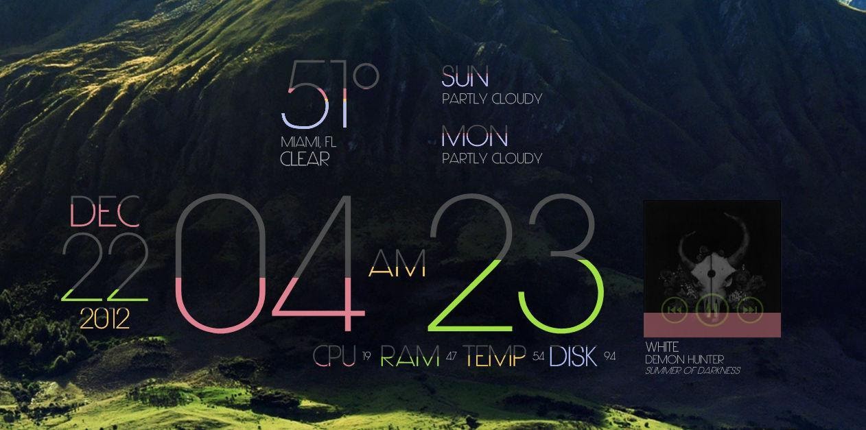 LIM！T Rainmeter Skin