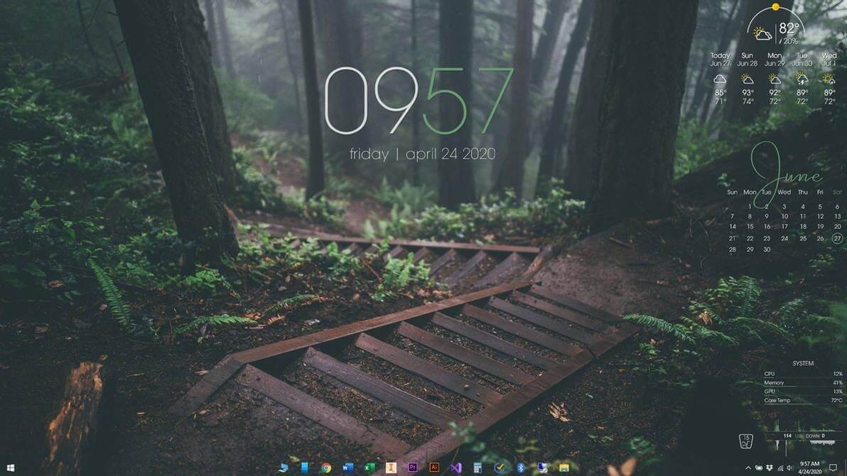 Sonder Rainmeter Kulit