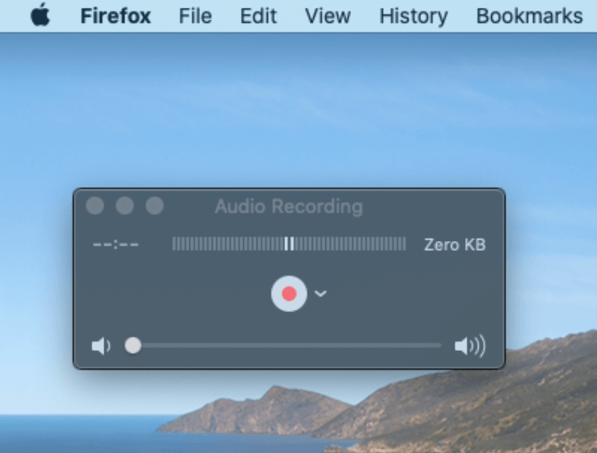 como grabar audio en mac