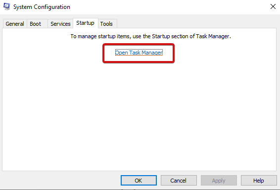 Deschideți Task Manager