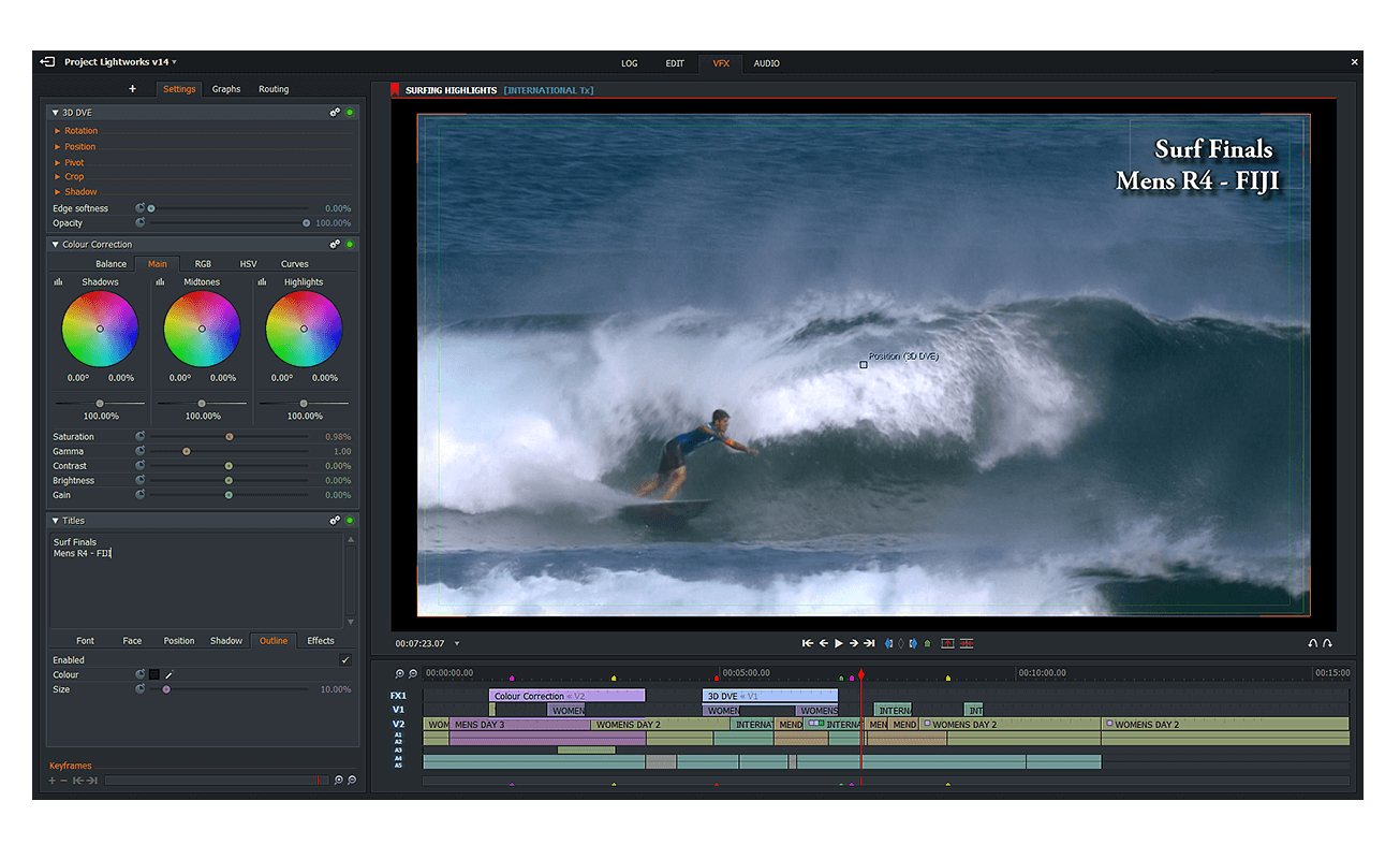 Lightworks - Software de edição de vídeo para Mac