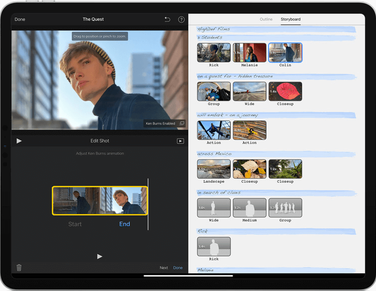 iMovie – Video-Editor für Mac