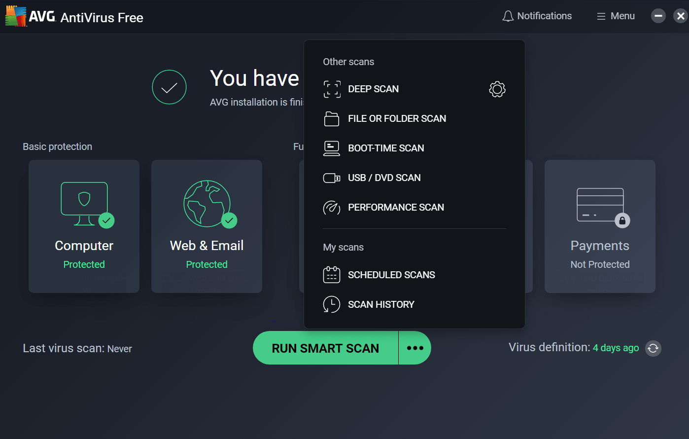 kontrol pemindaian