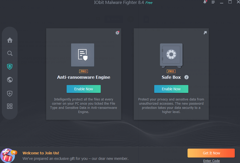 Iobit Malware Fighter - ป้องกันข้อมูล