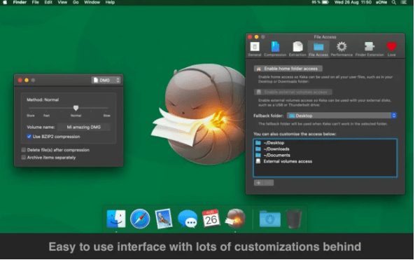 Keka - Unarchiver untuk mac