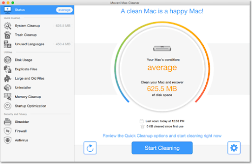 Movavi Mac 清洁器