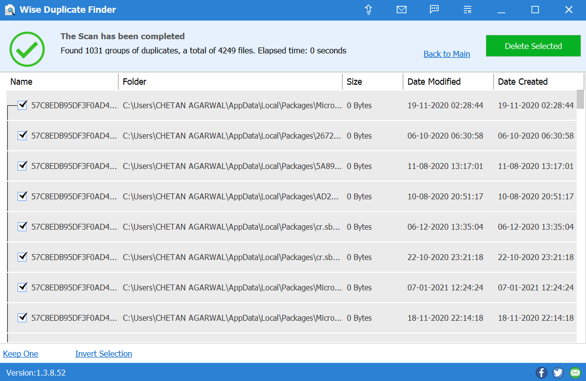 ซอฟต์แวร์ Wise Duplicate Finder