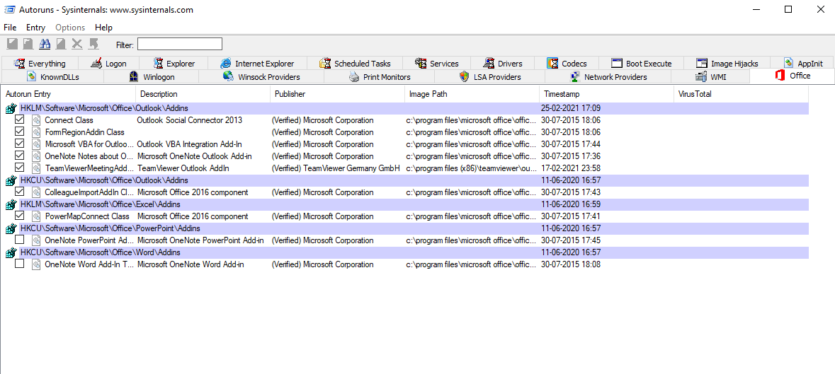 Sysinternals Suite - 고급 SystemCare 대안