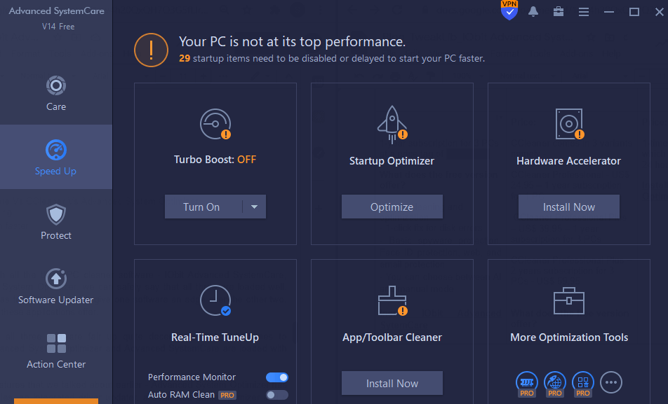 iObit Advanced SystemCare