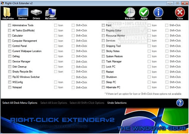 คลิกขวาที่ Extender