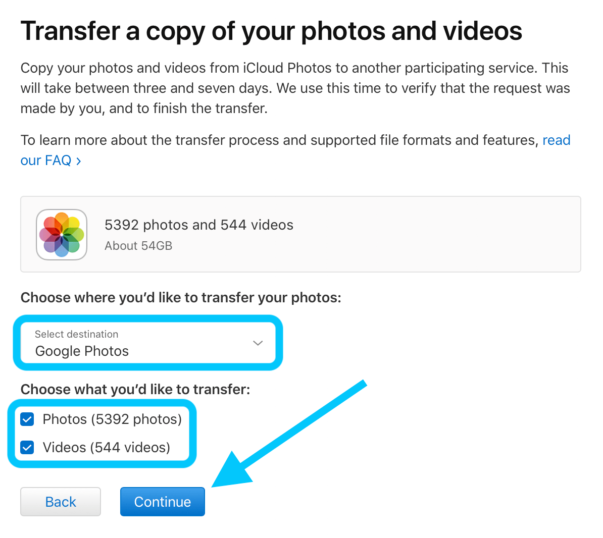 comment-transférer-des-photos-icloud-vers-google-photos 2