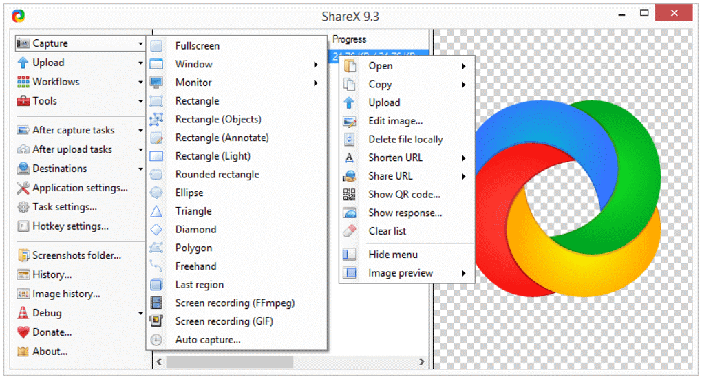 ShareX - Perekam Layar