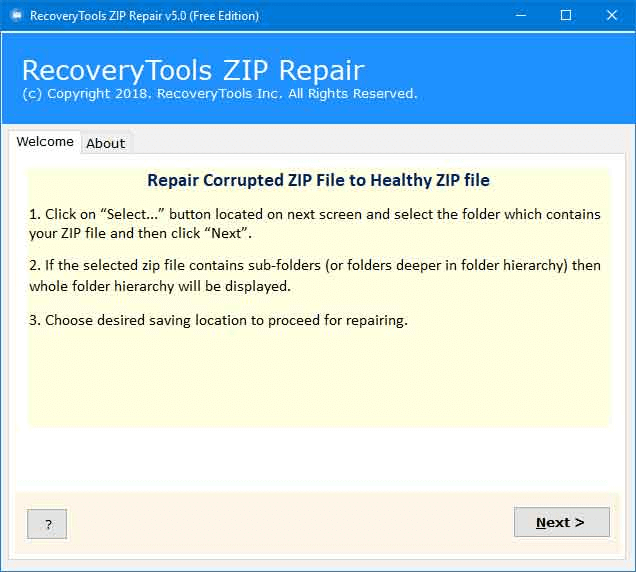 Reparație ZIP