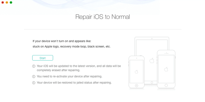 Herramientas de reparación de iOS