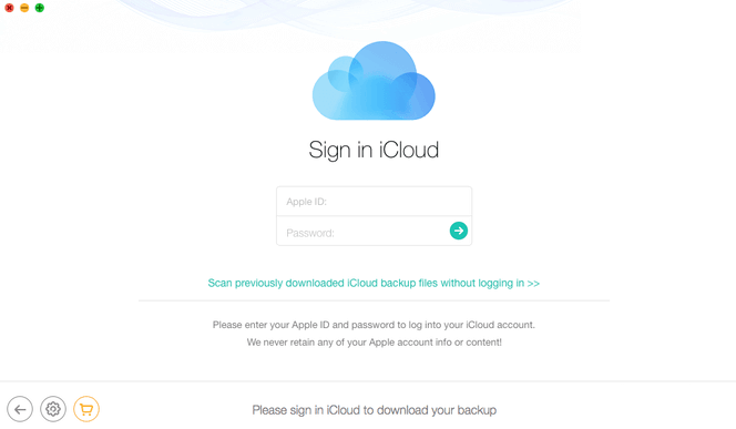 Recuperar de iCloud