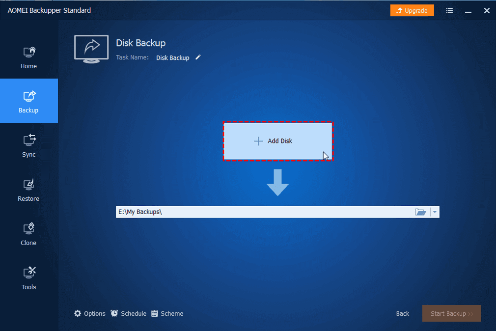 디스크 백업