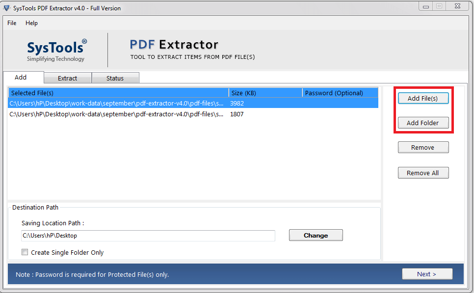 SystoolPDF画像抽出