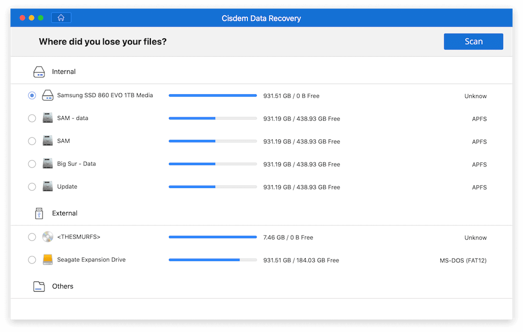 Recuperación de datos Cisdem