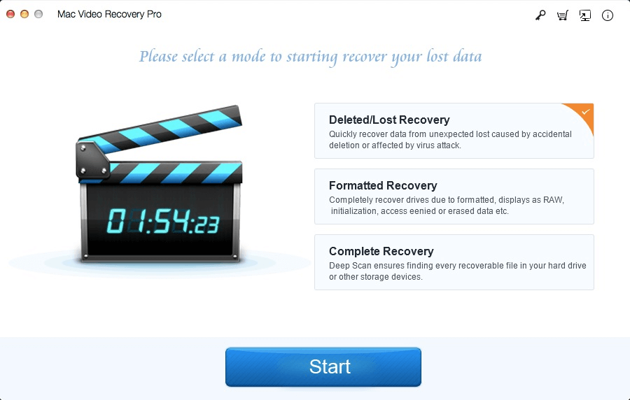 Mac Video Recovery สำหรับ Mac