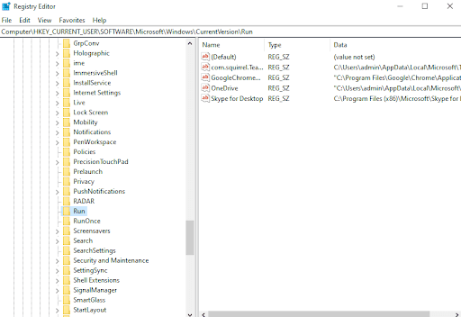 Registierungseditor