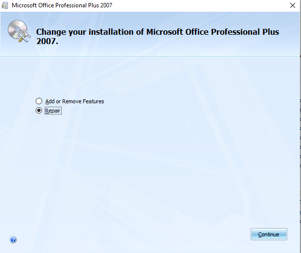 Alterar profissional do microsoft office