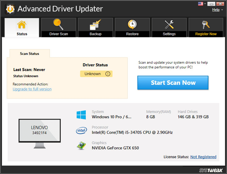 Atualizador de driver avançado