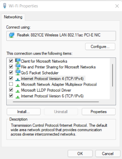 Protocol Internet