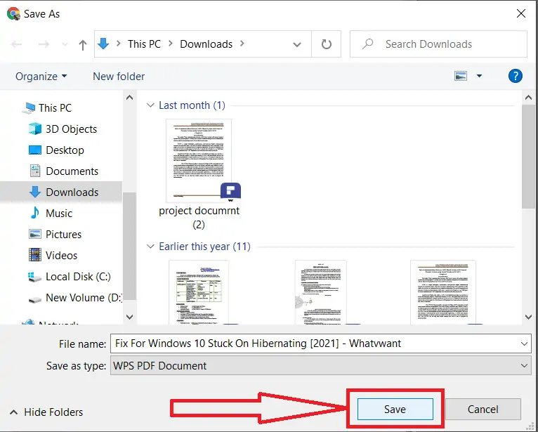 Guardar página web como PDF