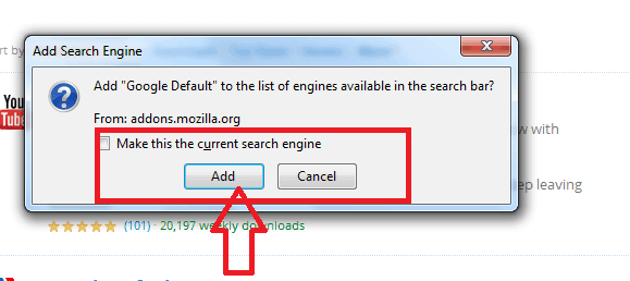 make google my default search engine