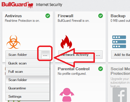 antivirus de seguridad de internet bullguard