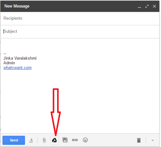 google drive'dan ekle