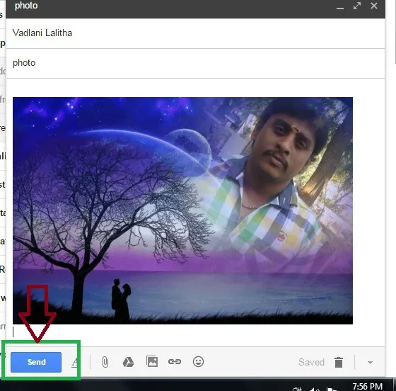 ,gmail enviando fotos