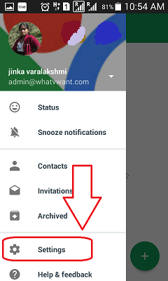 Cambia l'immagine del profilo di Gmail