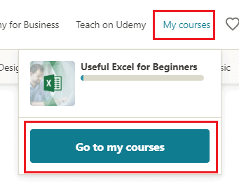 minha opção de cursos