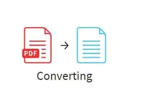 Icône du processus de conversion